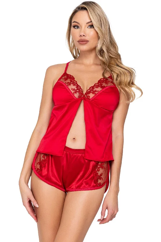 nursing women camisoles & tanks for new mothersRouge Bow 2-Piece Camisole Lounge Set