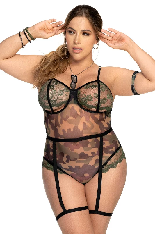 women cosplay costumes for first - timersPlus Size In the Army Now Lingerie Costume