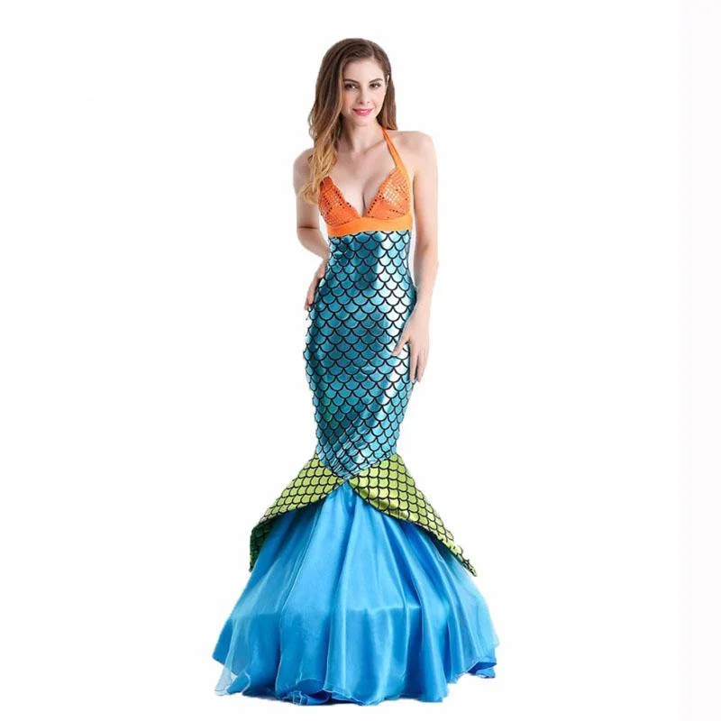 plus size women cosplay costumesWomen's Sexy Mermaid Dress