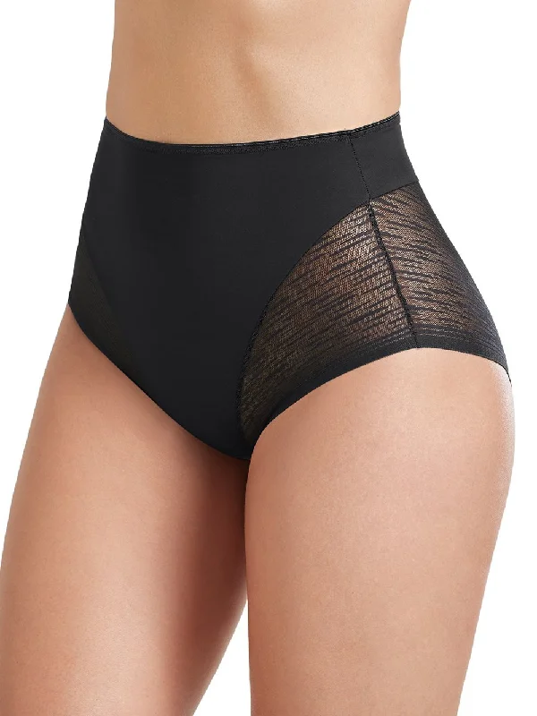 lace panties for women with a romantic touchHigh-Waisted Sheer Lace Shaper Panty