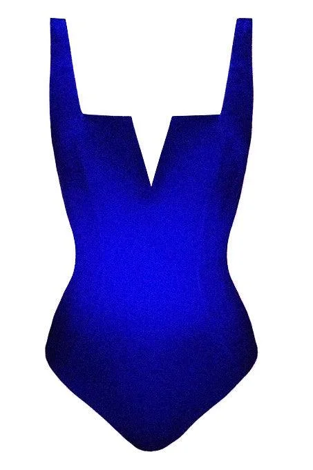 Button - Front Bodysuits with a Classic and Timeless AppealBersèra blue swimsuit