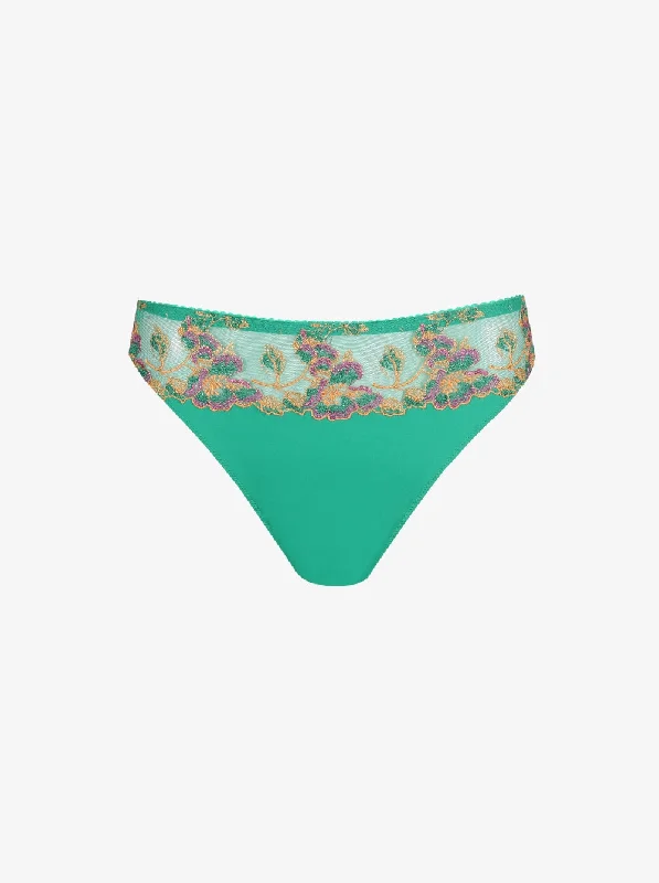 seamless thong - style women briefs for ultimate discretionLenca Rio Briefs - Sunny Teal