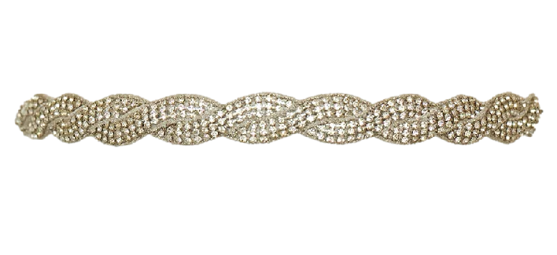 back - fastening women gartersThe Infinity Sparkle Garter