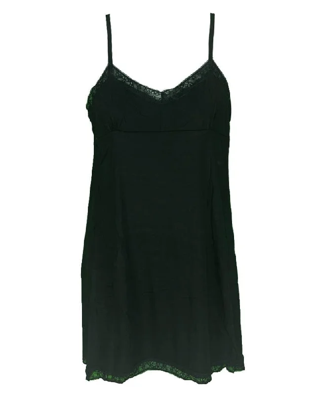 sequin embellished women camisoles & tanks for partiesPremium Camisole Stretch Basic With Padded Lace - Long Layering Camisole - Adjustable Straps - Black Color - 6377