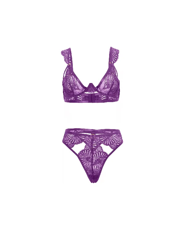 wireless bra women bra and panty sets for a natural lookEvrice Lace Bra Set