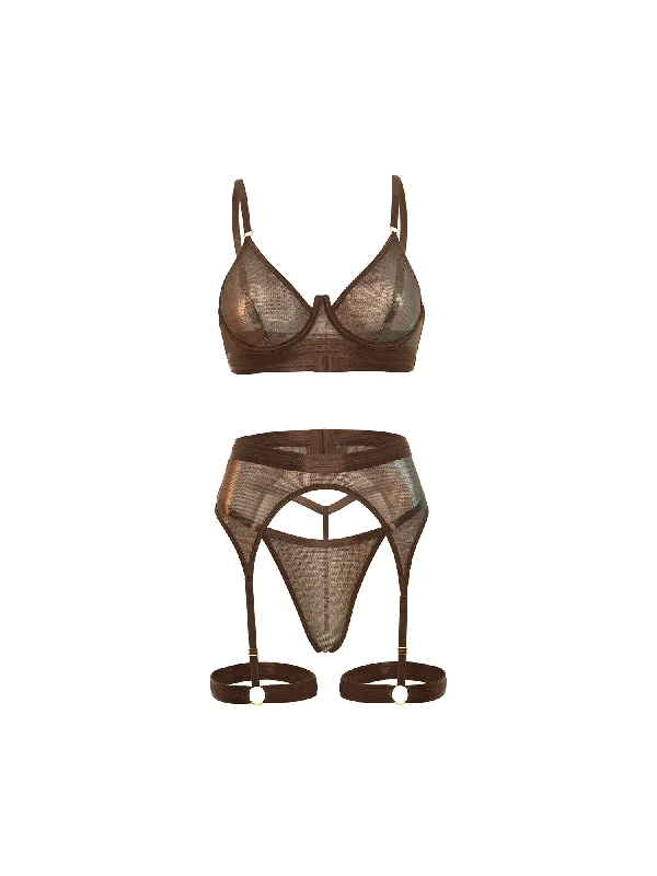 affordable women bra and panty sets for budget - conscious shoppersJade Shine 3 Piece Bra Set