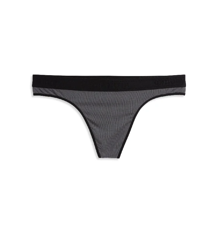 odor - control women thongs for long - lasting freshnessThong - TENCEL™ Modal Slate