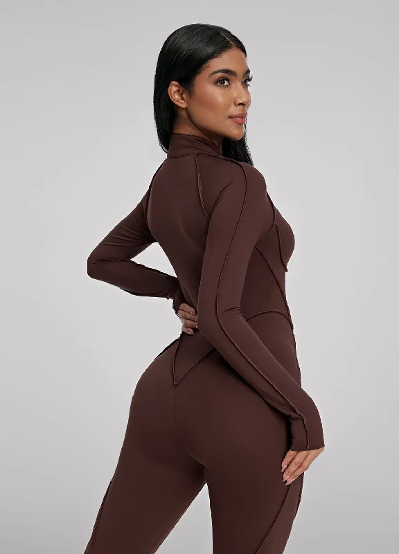 Button - Front Bodysuits with a Classic and Timeless AppealClosed-Back Catsuit