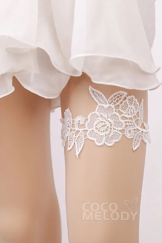 fishnet women garters textureLace Wedding Garter WD17014