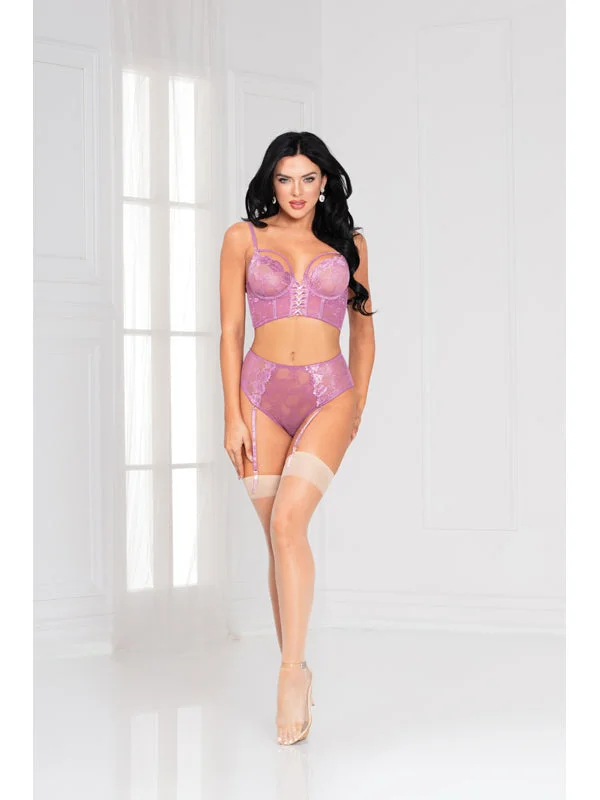 cheeky panty women bra and panty sets for a flirty styleLaced with Love Bra Set 11065 Mauve XL