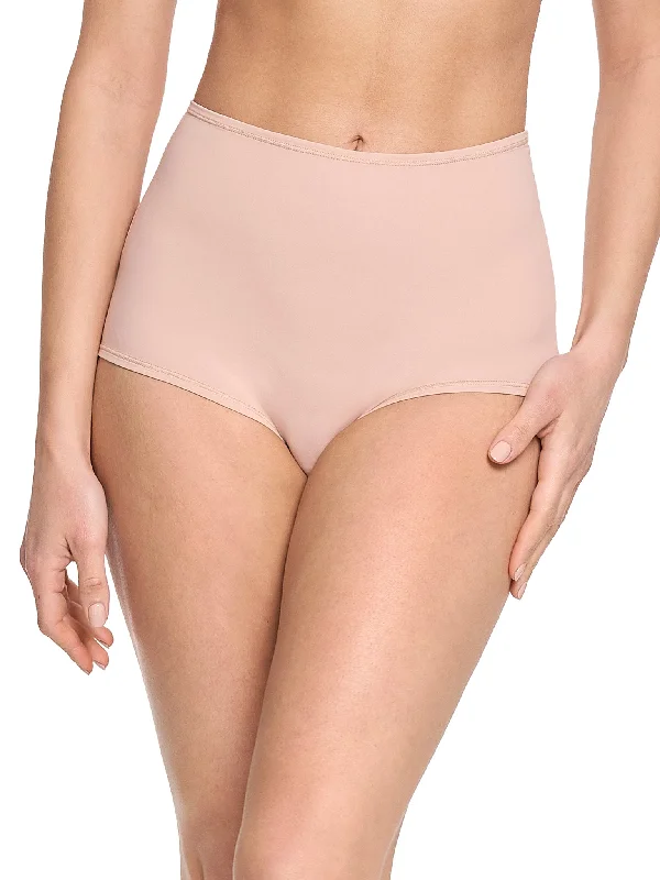 plus size women boyshort swimwearYourFit™ High Rise Boyshort Almond Milk Neutral