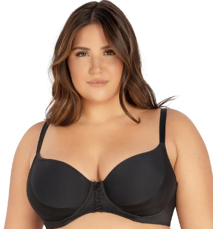 plus size women T Shirt Bras for a perfect fitShea Spacer T-Shirt Bra Black