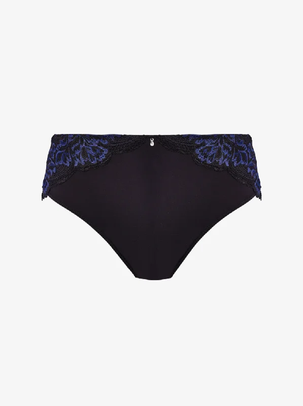 convertible women briefs that can be worn as shortsEmmaline High-Waist Full Briefs - Midnight