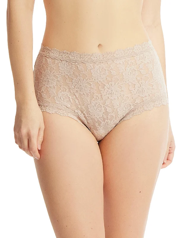 padded women boyshort for extra supportSignature Lace High Rise Boyshort Chai