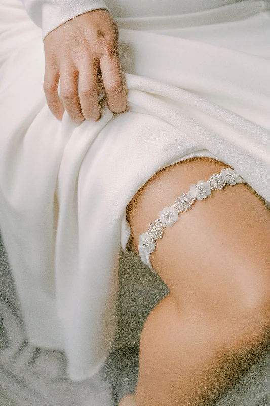 high - end women garters brandsCamélia single bridal garter - style 18099 (as seen on BHLDN)