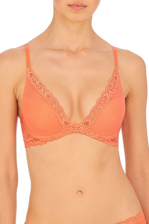 petite women T Shirt Bras for a flattering shapeFeathers Plunge T-Shirt Bra