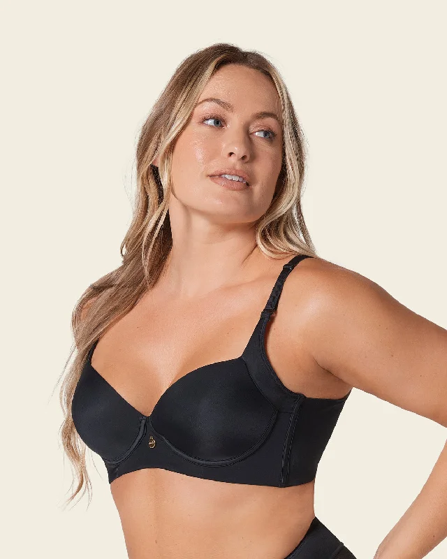 eco friendly women T Shirt Bras made from sustainable materialsBack Smoothing Bra with Soft Full Coverage Cups