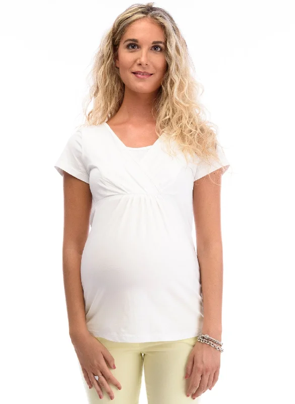 supportive eco - friendly women nursing braBasic Maternity & Nursing Top - White