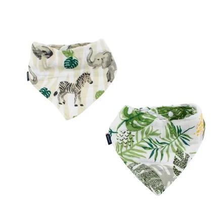 plus size seamless women nursing braClassic Muslin Bandana Bibs - Jungle + Rainforest