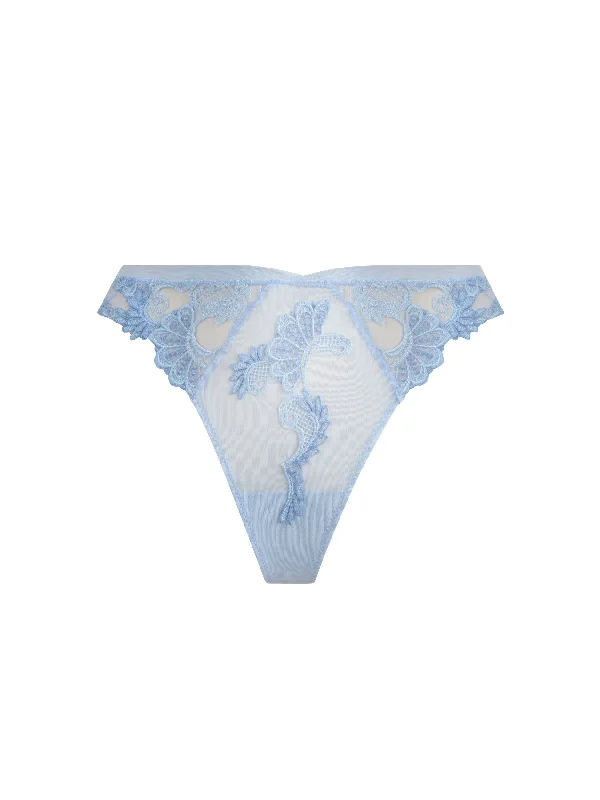 seamless anti - chafing women thongs for friction - free movementDressing Floral Ciel Thong