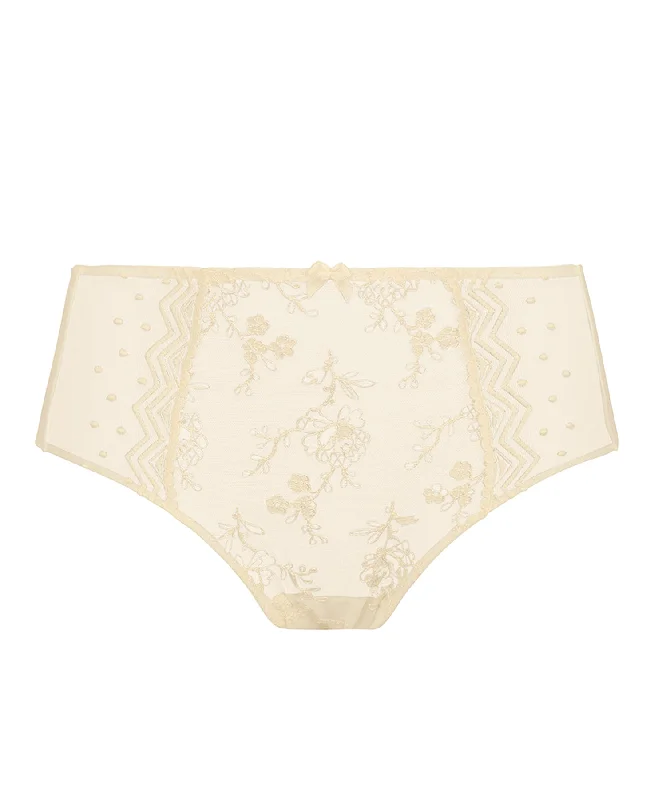 seamless silk - lined women briefs for a smooth and soft feelEllen Cream Full Brief