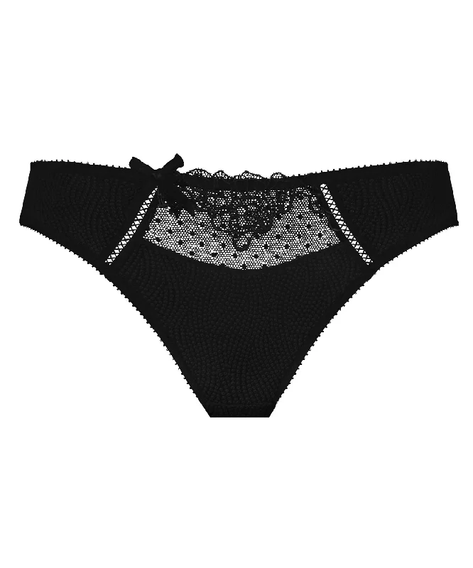 seamless organic cotton women briefs for eco - conscious usersErin Black Brief