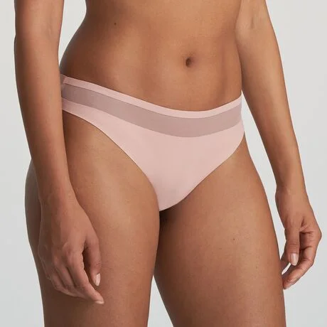 seamless bamboo - fiber women thongs for a healthy optionLouie Powder Rose Thong