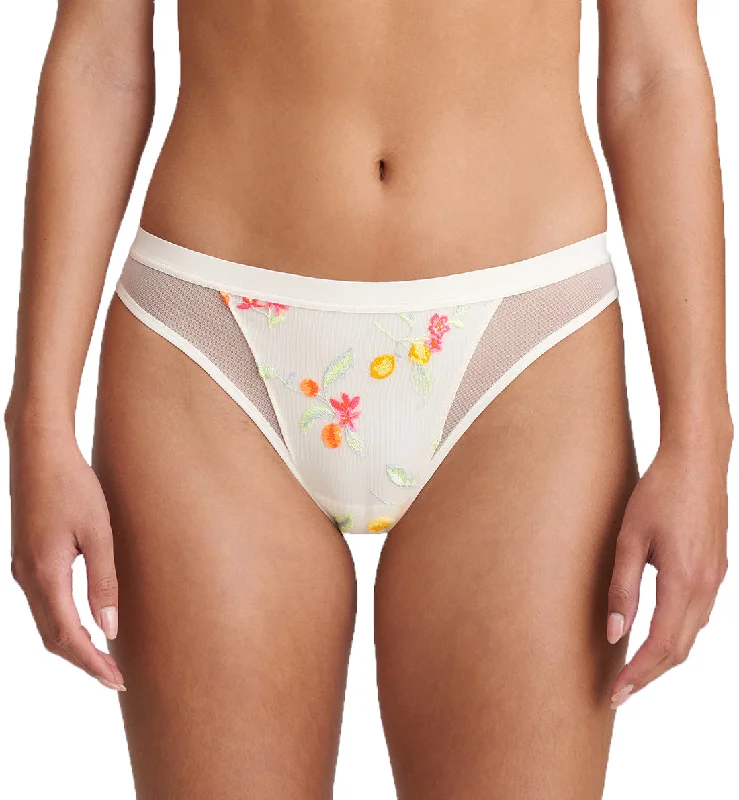 UV protection women bikini briefs for sun safetyMarie Jo Nagae Matching Rio Brief (0522190) - Geisha