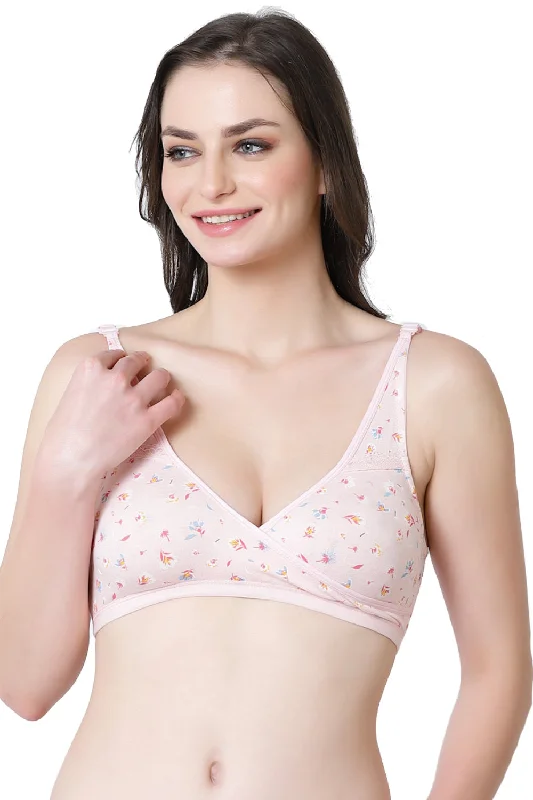 hands free convertible women nursing braOrganic Cotton Antimicrobial Sleeping/Feeding Bra-IMB007H