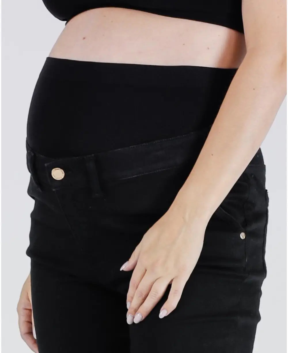 designer women nursing braSeamless pregnancy waistband Belt black