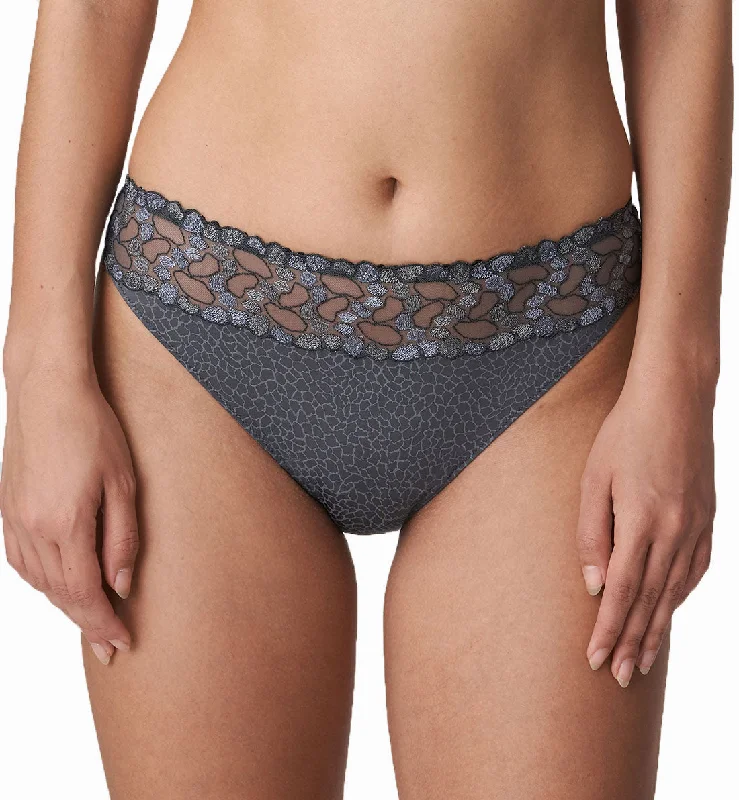 ruffled women bikini briefs for a playful stylePrimaDonna Hyde Park Matching Rio Brief (0563200) - Gris City