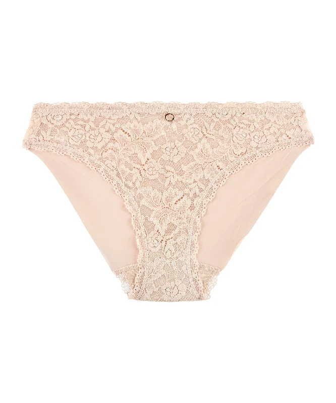 silk - lined women briefs for a touch of luxuryRosessence Nude Brazilian Brief