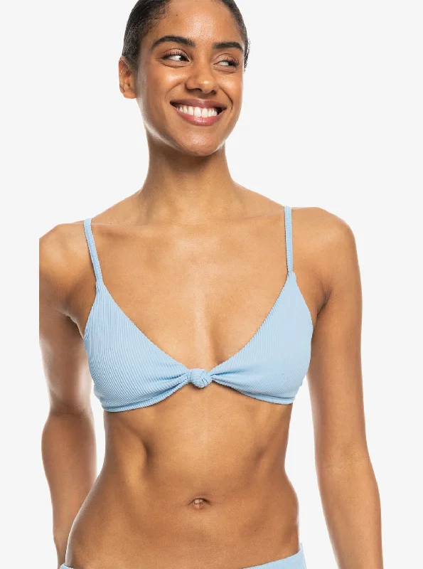 full coverage women bikini briefs for more modestyRoxy Love The Surf Knot Bikini Top - Bel Air Blue