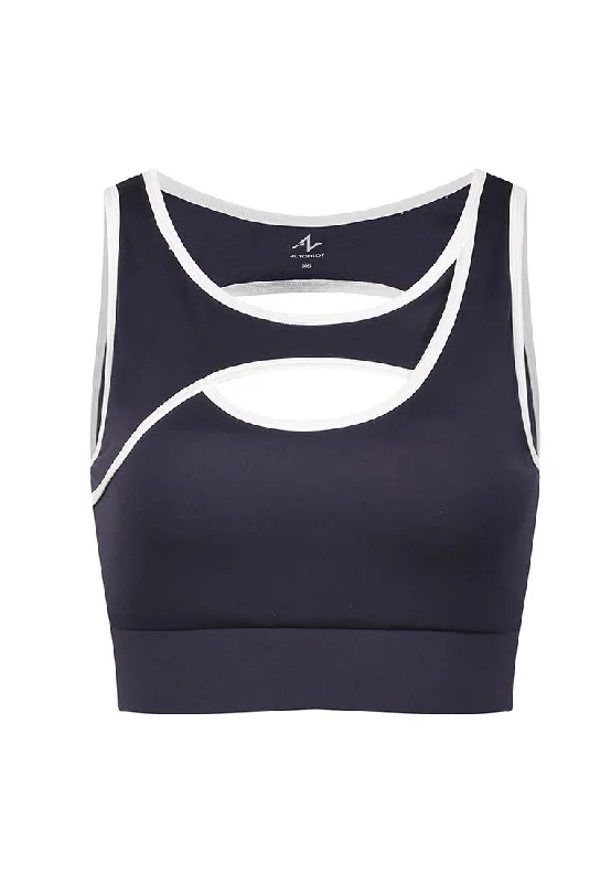 full cup nursing bras for better milk flowZaha Cut-out Crop Top