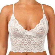 moisture wicking sleep bras for hot sleepersBassoni Basics Lace Crop Cami