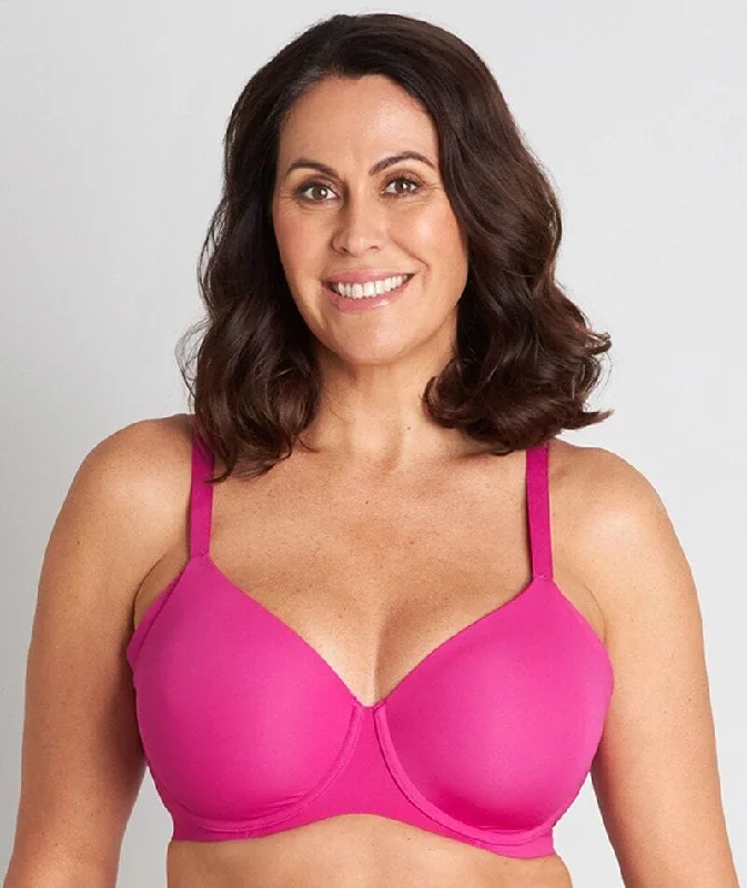 seamless wireless bras for everyday comfortBendon Comfit Collection Contour Full Coverage Bra - Festival Fuchsia