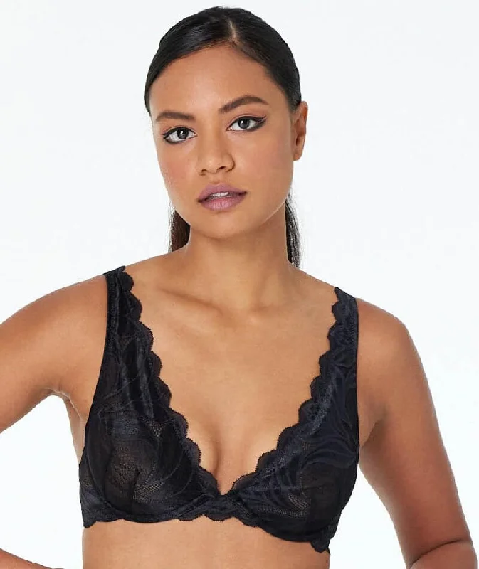 lace bras for a romantic lookMe. by Bendon Sienna Siesta Underwire Bra - Black