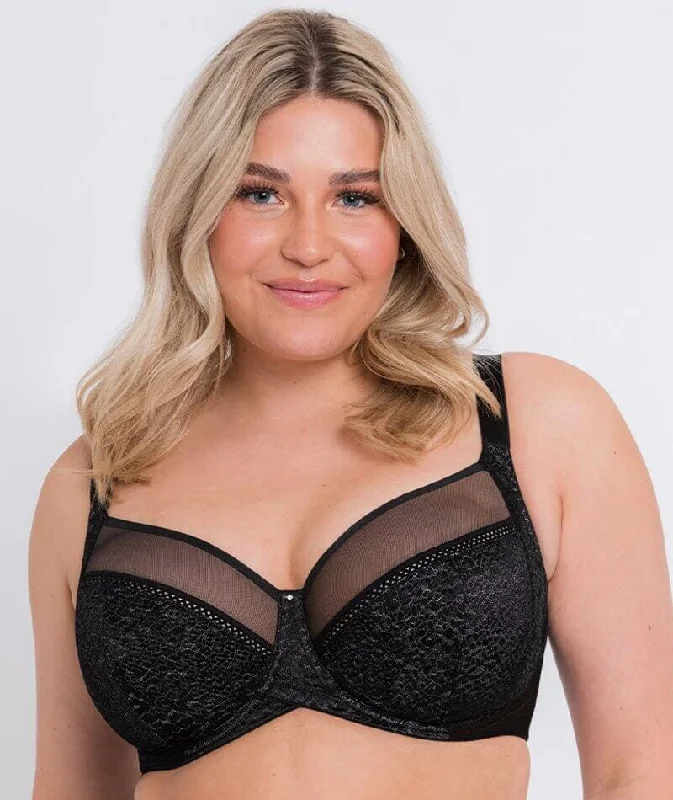 wireless bras for a natural feelCurvy Kate Amaze Balcony Bra - Black