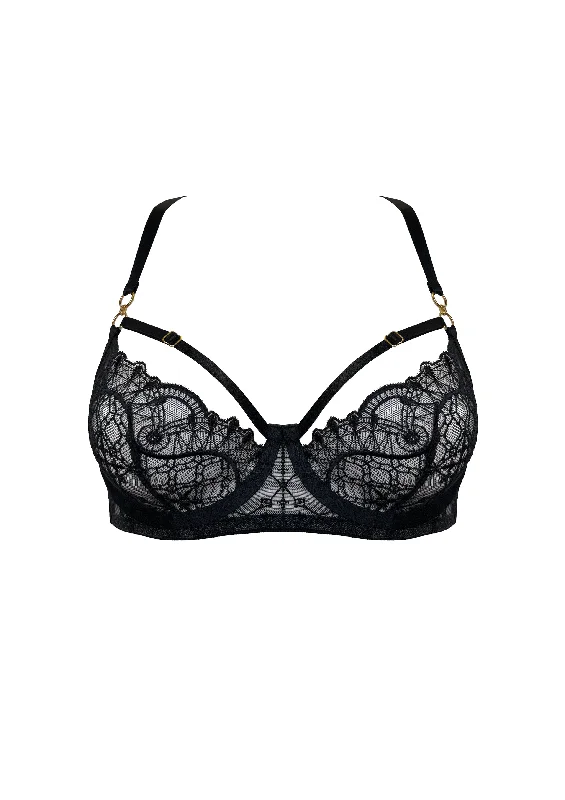 plunge push up bras for a bold lookMari Balconette Wire Bra