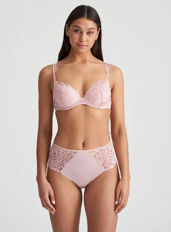 sexy backless push up brasMarie Jo: Elis Padded Heart Shaped Bra Vintage Pink