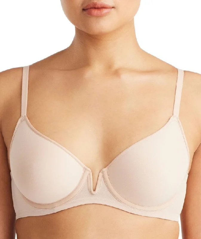 plus size nursing bras for breastfeeding momsNancy Ganz Sheer Infinity Contour Bra - Warm Taupe