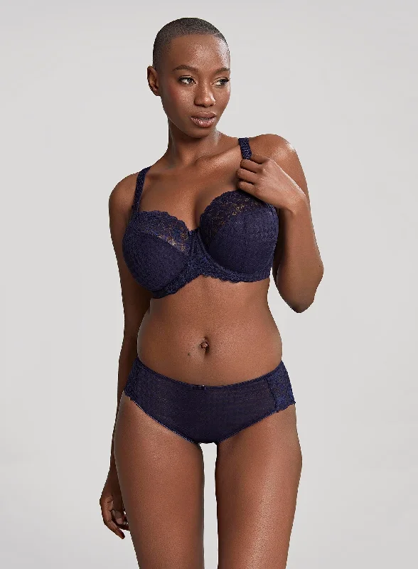 convertible sports bras for versatile usePanache: Envy Balconette Bra Navy