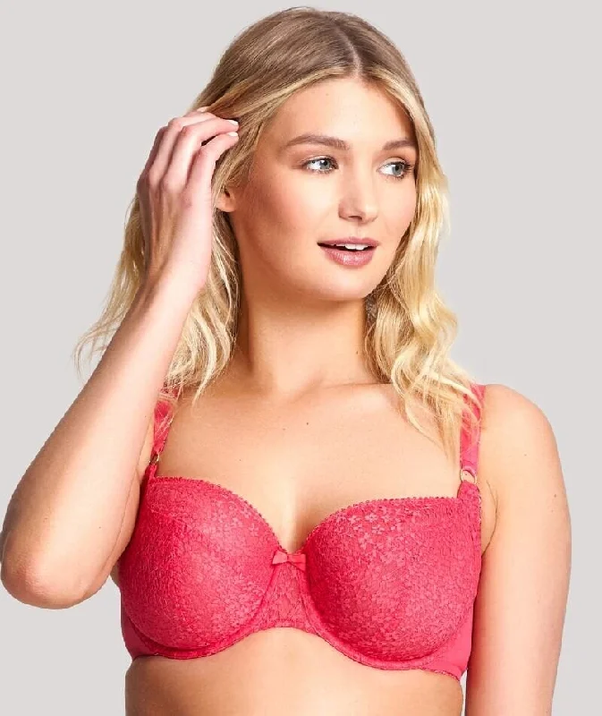 bralette sports bras for light exercisePanache Lana Balconnet Bra - Raspberry