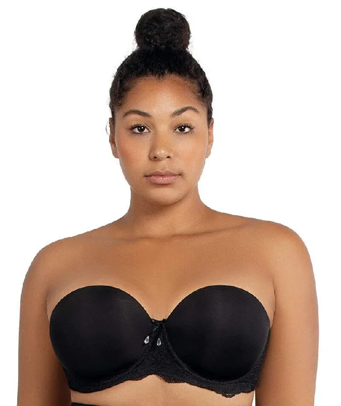 balconette lace bras for a feminine touchParfait Elissa Underwired Strapless Bra - Black