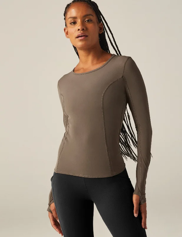 sports bras for high impact workoutsPOWERBEYOND™ Lite Airshield Long Sleeve Top