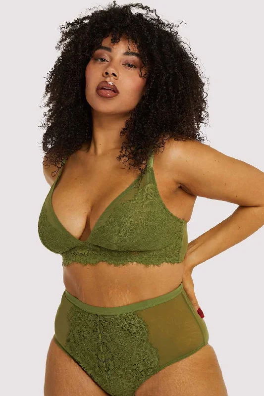 plunge bras for low cut topsBella Olive Soft Cup Bra