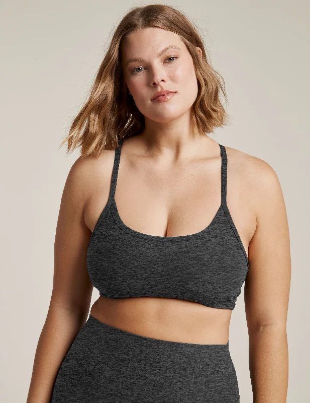 plunge t - shirt bras for a sleek appearanceSpacedye Slim Racerback Bra