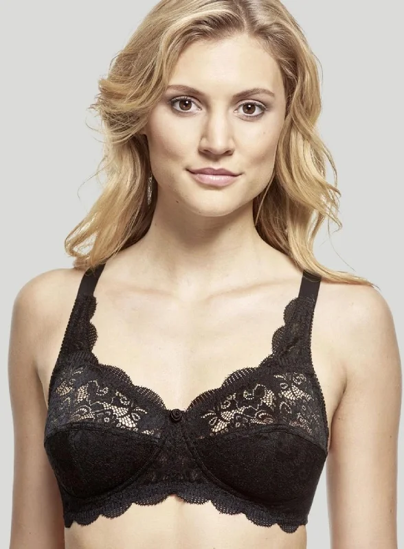 balconette bras for a sexy necklineSusa: Latina Wirefree Bra Black