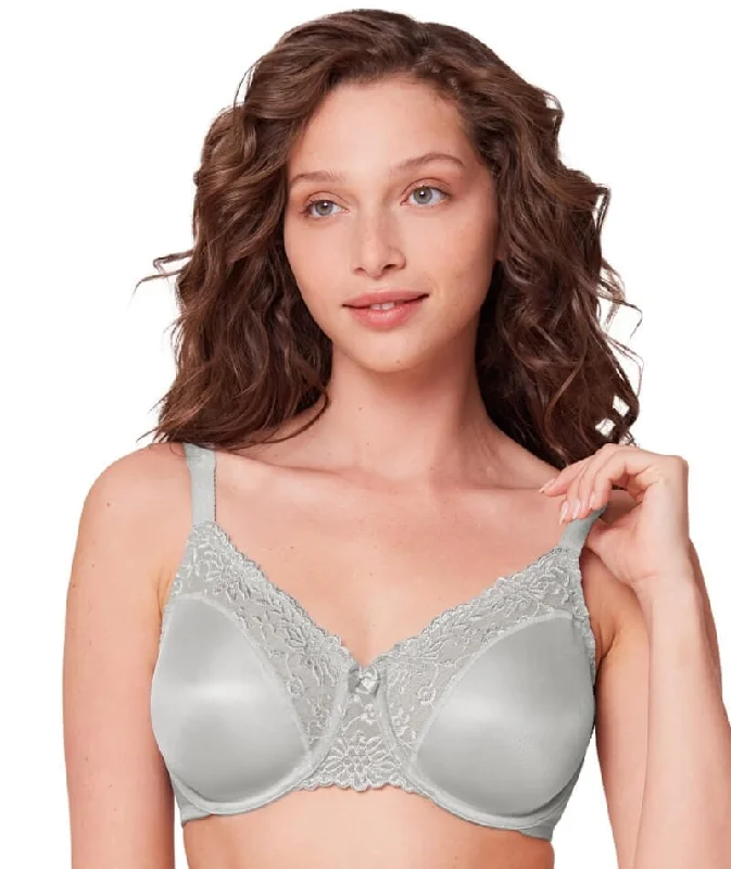 bralette with underwire for added supportTriumph Ladyform Soft Minimizer Bra - Platinum