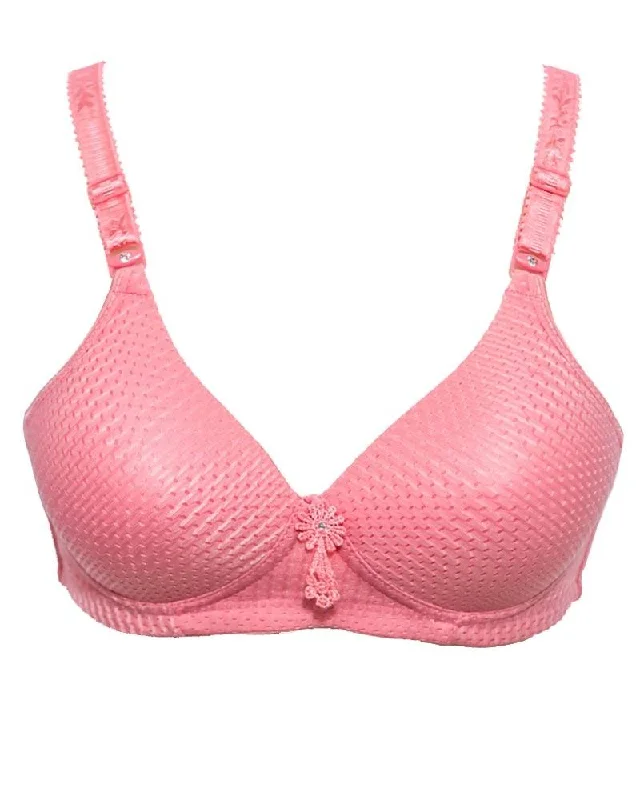 plunge t - shirt bras for a sleek appearanceYikani Bridal Bra Hot Pink- Signle Padded Non Wired - By Yikani